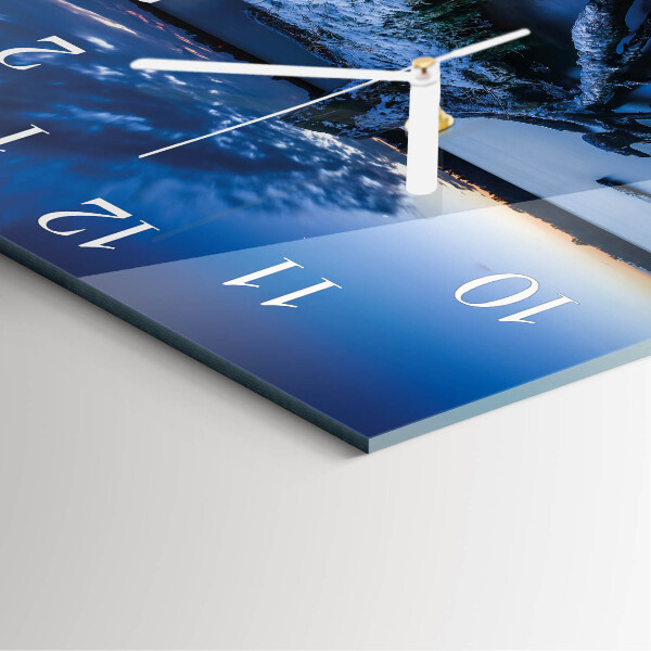 Square wall clock Landscape