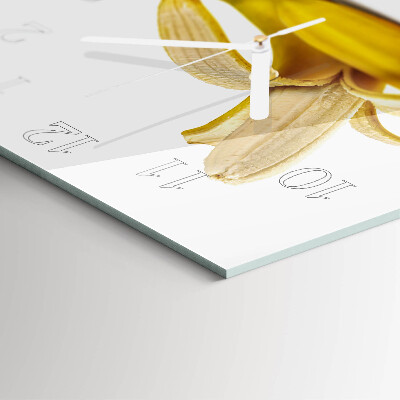 Square wall clock Bananas