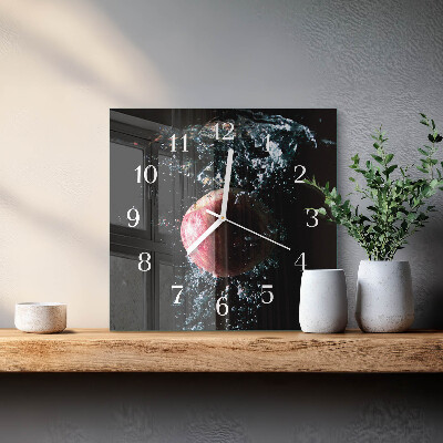 Square wall clock Apple