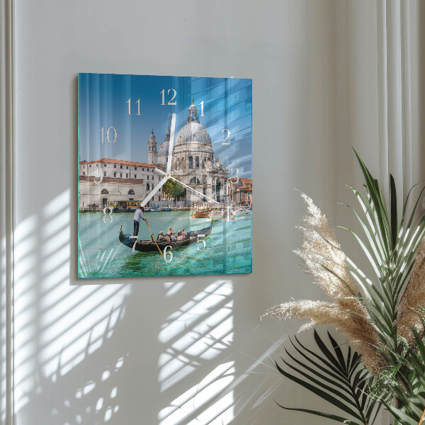Square wall clock Venice