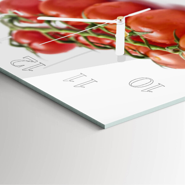 Square wall clock Tomatoes