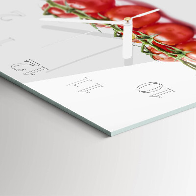 Square wall clock Tomatoes