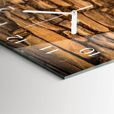 Square wall clock Stones