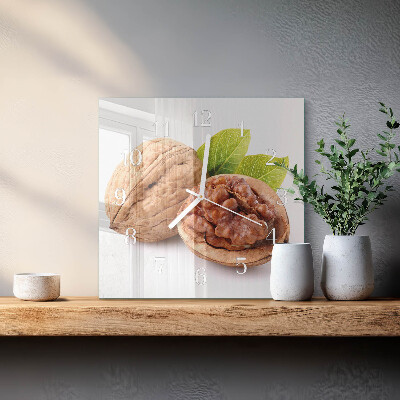 Square wall clock Nut