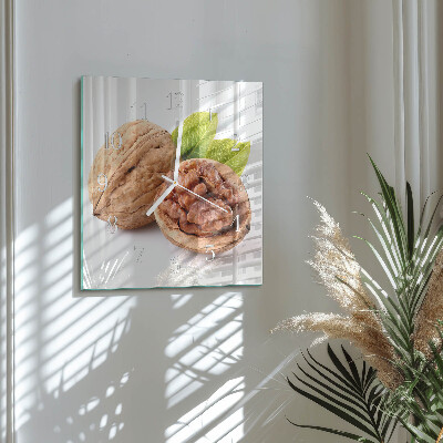 Square wall clock Nut