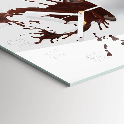 Square wall clock Coffee