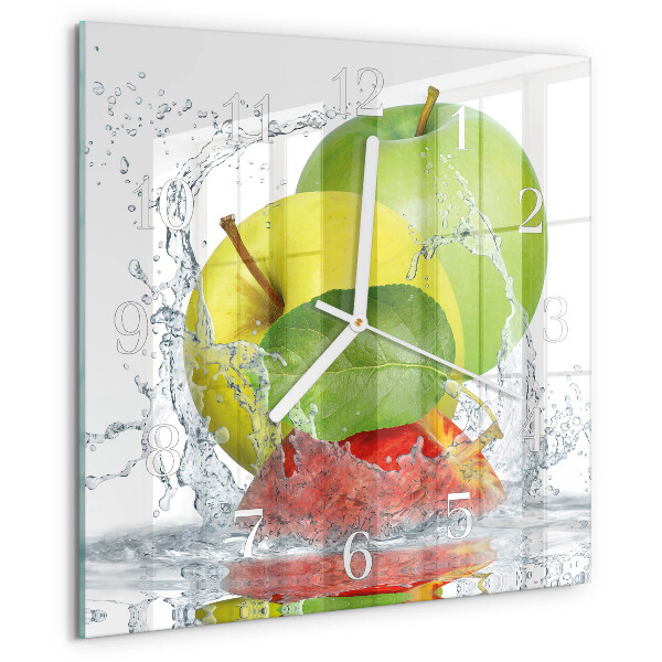 Square wall clock Apple