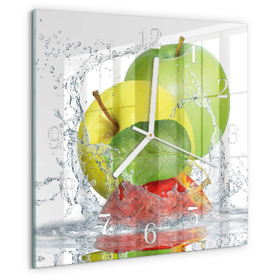 Square wall clock Apple