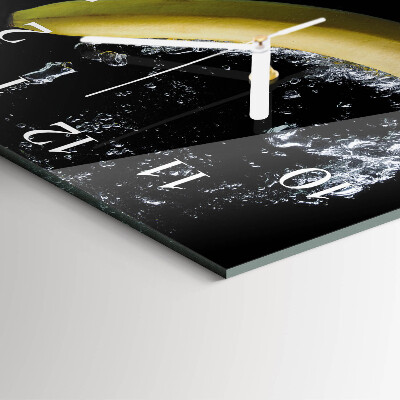 Square wall clock Banana