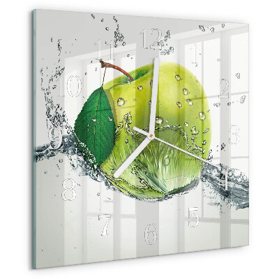 Square wall clock Apple