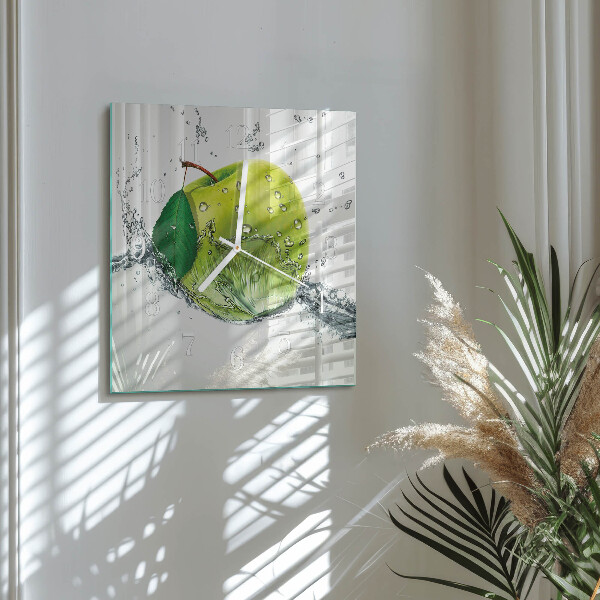 Square wall clock Apple