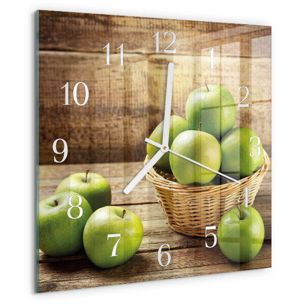 Square wall clock Apple