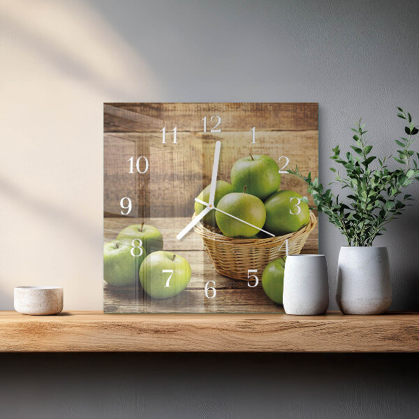 Square wall clock Apple
