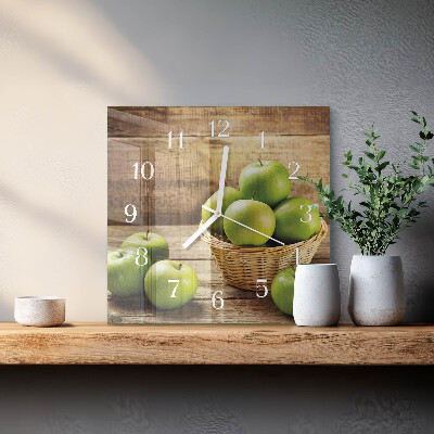Square wall clock Apple