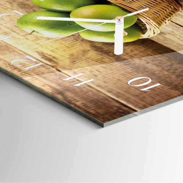 Square wall clock Apple