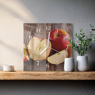 Square wall clock Apple