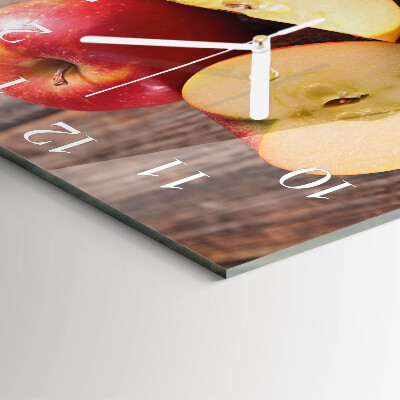 Square wall clock Apple