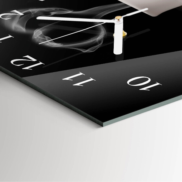 Square wall clock Coffee