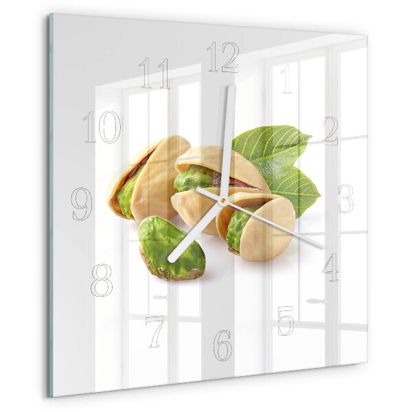 Square wall clock Nuts