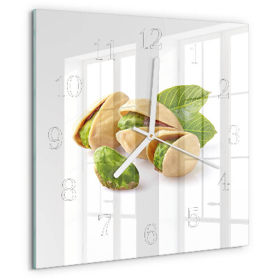 Square wall clock Nuts