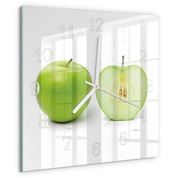 Square wall clock Apple