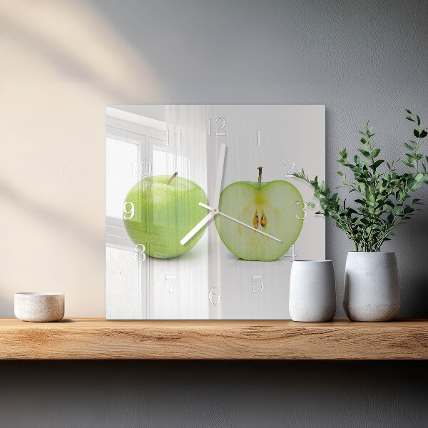Square wall clock Apple