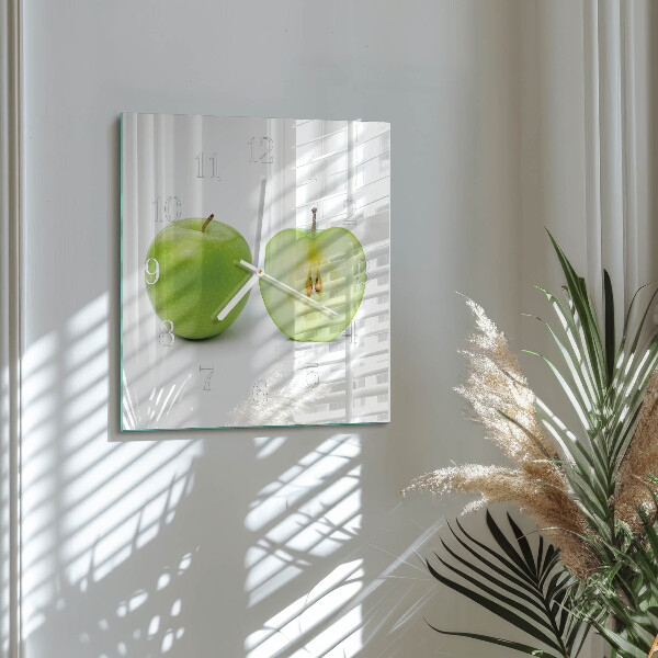 Square wall clock Apple