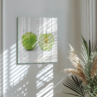 Square wall clock Apple