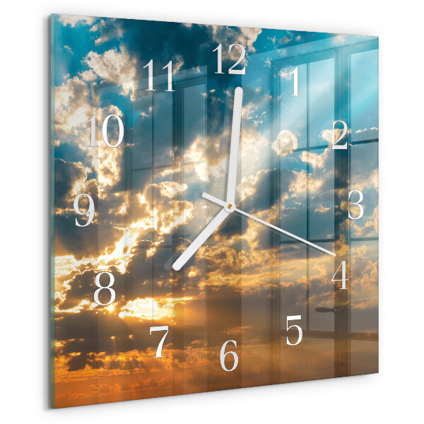 Square wall clock Sky