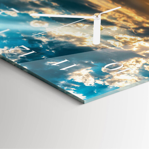 Square wall clock Sky