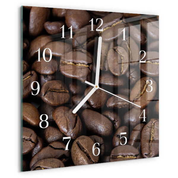 Square wall clock Coffee