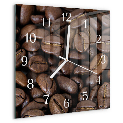 Square wall clock Coffee