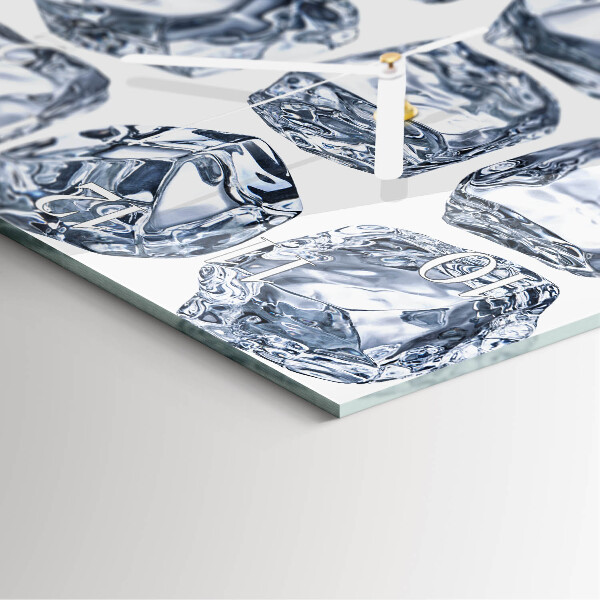 Square wall clock Ice