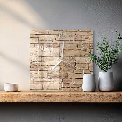 Square wall clock Clinker