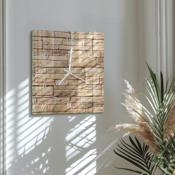 Square wall clock Clinker