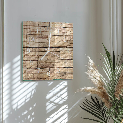 Square wall clock Clinker