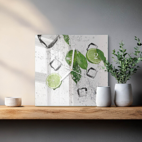 Square wall clock Limes