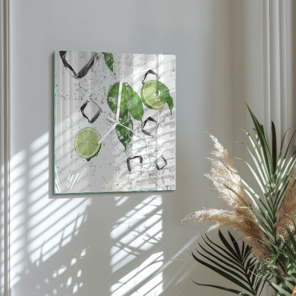 Square wall clock Limes