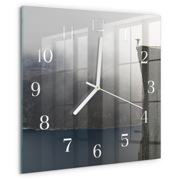 Square wall clock Abyss
