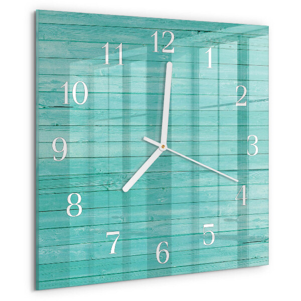 Square wall clock Green boards