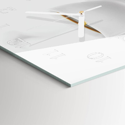 Square wall clock Cup of Coffee