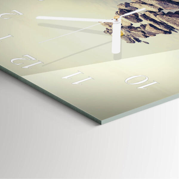Square wall clock Riverbank