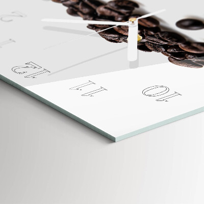 Square wall clock Coffee Beans