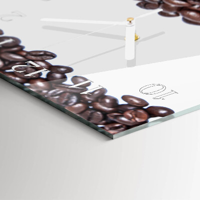 Square wall clock Coffee Beans