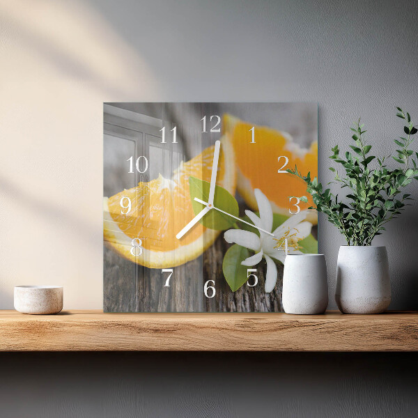 Square wall clock Citric