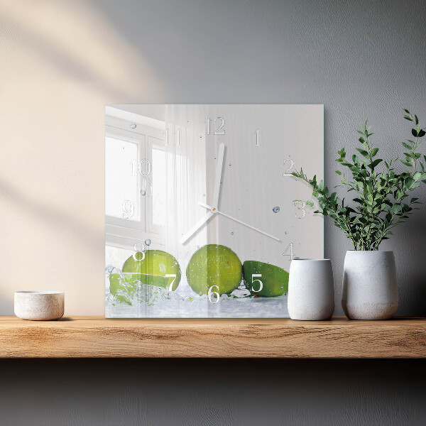 Square wall clock Limes