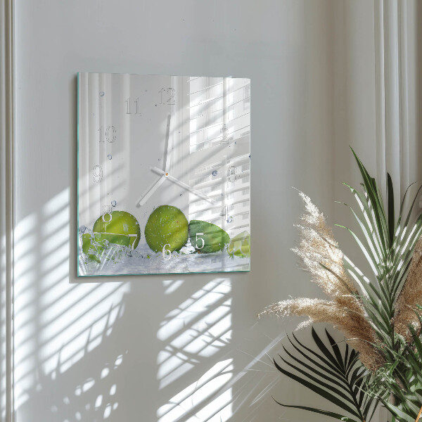 Square wall clock Limes