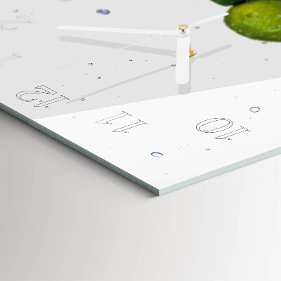 Square wall clock Limes
