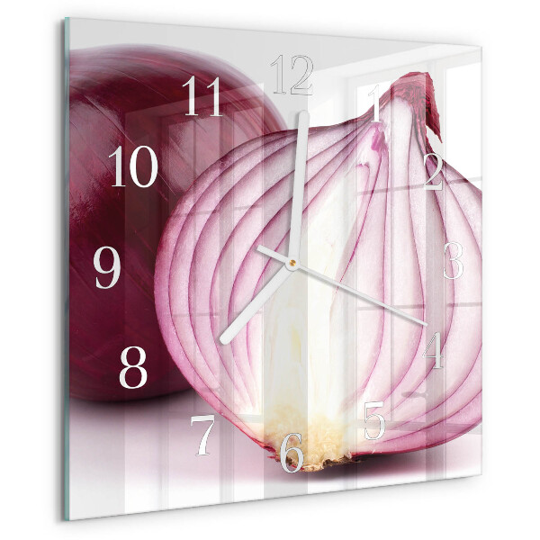 Square wall clock Onion