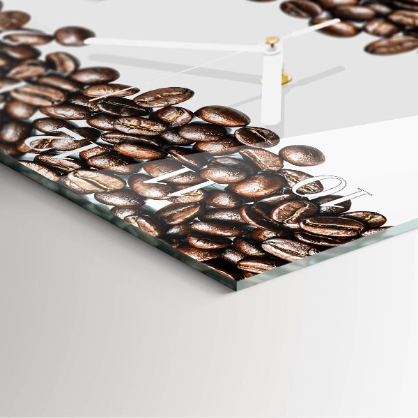 Square wall clock Coffee Beans